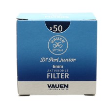 Filtros Vauen Dr Perl Junior carbon activado 6 mm x 50 unidades